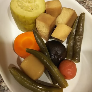 バニラビーンズ香る！瓜と高野豆腐の煮物